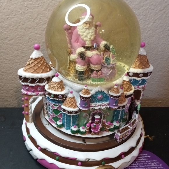 The NWT Christopher Radko Candy Castle Snowglobe - Picture 2 of 5